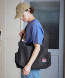 POCKET BIG CANVAS SHOULDER BAG【BEN DAVIS/ベンデイビス】