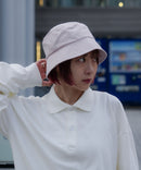 【BEVERLY HILLS POLO CLUB/ビバリーヒルズポロクラブ】【夏でも蒸れずに涼しい】オックス バケットハット 通気性抜群 綿100% ワンポイント刺繍