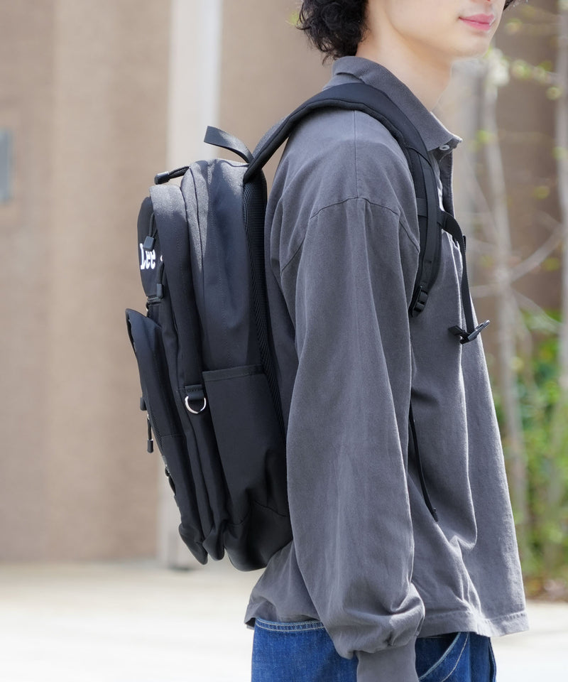 LEE/リー】14ポケット 多機能バックパック 撥水 リュック 大容量 約35.5L