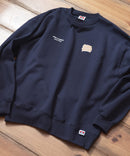 【BEN DAVIS/ベンデイビス】WALL ART CREW/オーバーサイズ 裏起毛 ストリート バックプリント ロゴ ワンポイント スウェット トレーナー/レディース メンズ zo