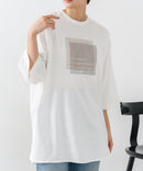 【C-FORTPOINT/フォートポイント】刺繍 7分袖チュニックTシャツ オフホワイト FREE ❘ジーンズメイト公式オンラインショップ