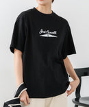 【CONVERSE/コンバース】JACK PURCELL プリントＴシャツ 綿100% ジャックパーセル アメカジ ストリート カジュアル シンプル ブランドアイコン 白 黒