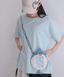 スマホショルダー風Tシャツ	【Hi Hey Hooo/ハイヘイホー】