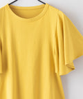 シルケット 袖 フレア Tシャツ コットン100％ C-FORT POINT シーフォートポイント レディース