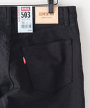 503 スリム テーパード ブラック SLIM TAPERED BK EDWIN エドウイン