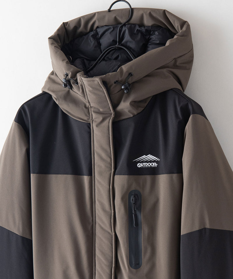 LADIES レディース 切替 中綿 フード ジャケット OUTDOOR PRODUCTS アウトドアプロダクツ