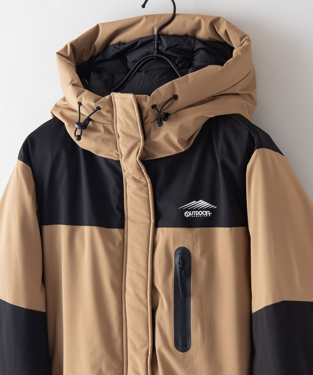 LADIES レディース 切替 中綿 フード ジャケット OUTDOOR ...