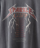 ピグメント加工 ヴィンテージライクプリントロンT 90s 古着 ロックT