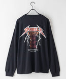 ピグメント加工 ヴィンテージライクプリントロンT 90s 古着 ロックT