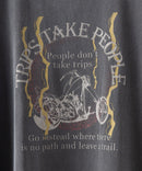 ピグメント加工 ヴィンテージライクプリントロンT 90s 古着 ロックT