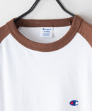 USAコットン  ワンポイント ラグラン ロング Tシャツ ロンT   サスティナブル  CHAMPION チャンピオン