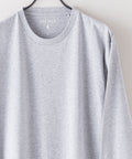 ZERO STAIN クルーネックロンT 染みの目立たない Tシャツ 撥水 防汚 UVカット 紫外線対策