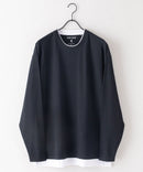 ZERO STAIN フェイク レイヤード ビッグ シルエット ロンT 汗染みの目立たない Tシャツ 撥水 防汚 UVカット 紫外線対策 ❘ジーンズメイト公式オンラインショップ
