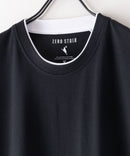 ZERO STAIN フェイク レイヤード ビッグ シルエット ロンT 汗染みの目立たない Tシャツ 撥水 防汚 UVカット 紫外線対策 ❘ジーンズメイト公式オンラインショップ