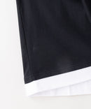 ZERO STAIN フェイク レイヤード ビッグ シルエット ロンT 汗染みの目立たない Tシャツ 撥水 防汚 UVカット 紫外線対策 ❘ジーンズメイト公式オンラインショップ