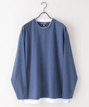 ZERO STAIN フェイク レイヤード ビッグ シルエット ロンT 汗染みの目立たない Tシャツ 撥水 防汚 UVカット 紫外線対策 ❘ジーンズメイト公式オンラインショップ
