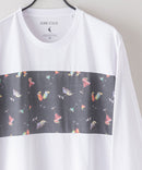 ZERO STAIN 切り替え ロンT 汗染みの目立たない Tシャツ 撥水 防汚 UVカット 紫外線対策 ユニセックス