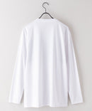 ZERO STAIN 切り替え ロンT 汗染みの目立たない Tシャツ 撥水 防汚 UVカット 紫外線対策 ユニセックス