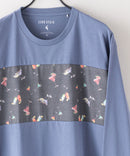 ZERO STAIN 切り替え ロンT 汗染みの目立たない Tシャツ 撥水 防汚 UVカット 紫外線対策 ユニセックス