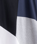 ZERO STAIN 切り替え ロンT 汗染みの目立たない Tシャツ 撥水 防汚 UVカット 紫外線対策 ユニセックス