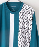 ZERO STAIN 切り替え ロンT 汗染みの目立たない Tシャツ 撥水 防汚 UVカット 紫外線対策 ユニセックス