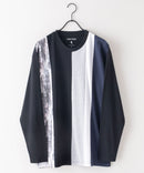 ZERO STAIN 切り替え ロンT 汗染みの目立たない Tシャツ 撥水 防汚 UVカット 紫外線対策 ユニセックス