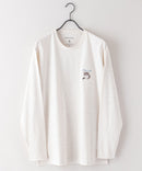 ZERO STAIN 刺繍 ロンT 汗染みの目立たない Tシャツ 撥水 防汚 UVカット 紫外線対策 犬 猫 おじさん ❘ジーンズメイト公式オンラインショップ