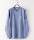 ZERO STAIN 刺繍 ロンT 汗染みの目立たない Tシャツ 撥水 防汚 UVカット 紫外線対策 犬 猫 おじさん ❘ジーンズメイト公式オンラインショップ
