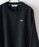 FILA ワンポイント ロゴ 刺繍  裏起毛 クルー トレーナー