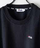 FILA ワンポイント ロゴ 刺繍  裏起毛 クルー トレーナー