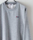 FILA ワンポイント ロゴ 刺繍  裏起毛 クルー トレーナー