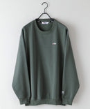 FILA ワンポイント ロゴ 刺繍  裏起毛 クルー トレーナー