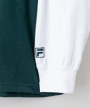 FILA  フェイク レイヤード 胸ワンポイント ロンT