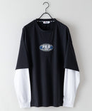 FILA  フェイク レイヤード 胸ワンポイント ロンT