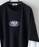 FILA  フェイク レイヤード 胸ワンポイント ロンT