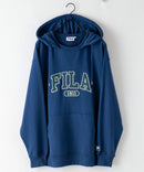 FILA  カレッジ ワッペン ビッグ シルエット フーディー