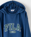 FILA  カレッジ ワッペン ビッグ シルエット フーディー