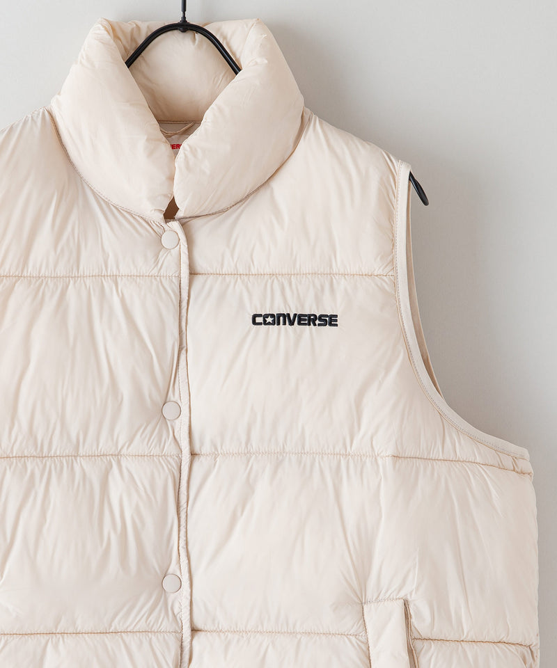 ナイロン ファイバー 中綿 ベスト レディース CONVERSE コンバース