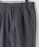 【極伸】スーパー ストレッチ スリム テーパード トラウザー 美脚 パンツ ビジカジ BLUE STANDARD ブルースタンダード グレー ❘ジーンズメイト公式オンラインショップ