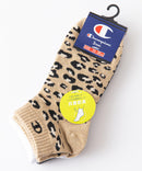 Wアニマル柄3Pスニーカーソックス【CHAMPION/チャンピオン】