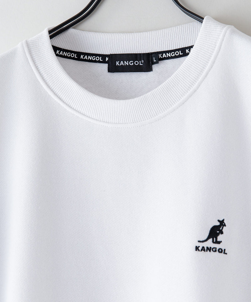 裏起毛 フェイクレイヤード バックプリント クルーネック スウェット カンゴール KANGOL