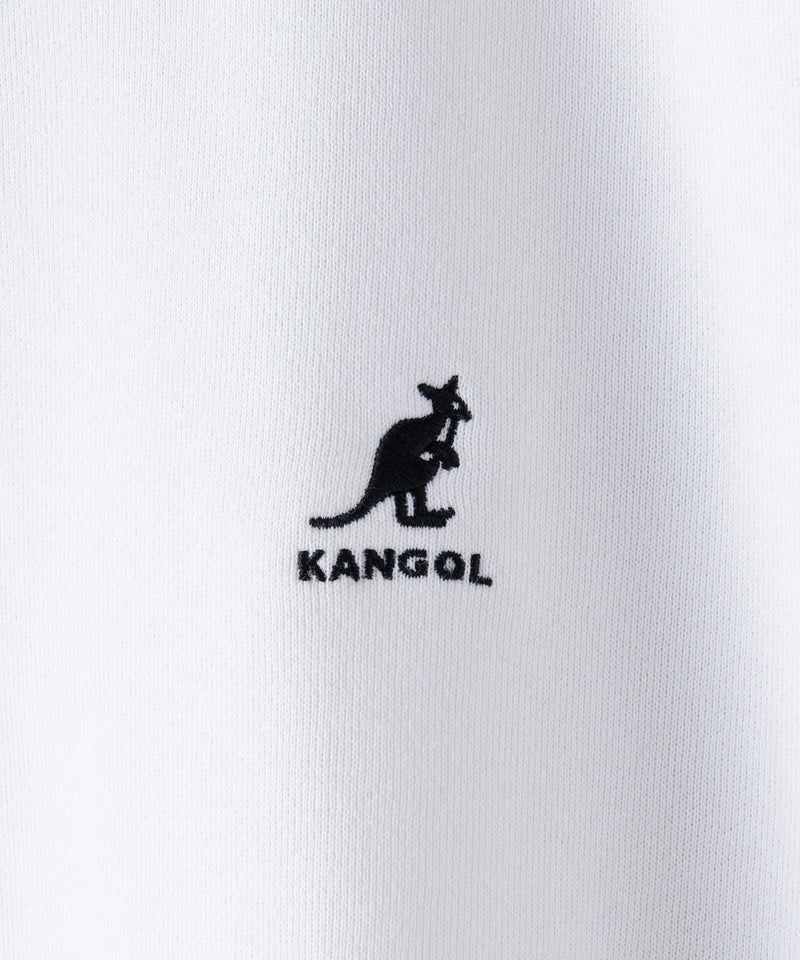 裏起毛 フェイクレイヤード バックプリント クルーネック スウェット カンゴール KANGOL