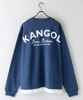 裏起毛 フェイクレイヤード バックプリント クルーネック スウェット カンゴール KANGOL