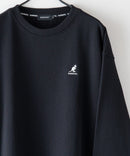 裏起毛 フェイクレイヤード バックプリント クルーネック スウェット カンゴール KANGOL