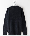 ふんわり もちもちのやみつきな触り心地 ふわもちモール 畦編み クルー ネックセーター BLUE STANDARD ブルースタンダード