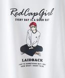 【RED CAP GIRL×UNIIT/レッドキャップガール×ユニット】ビッグシルエット とろみポンチ 落ち感ドレープ 配色フード バックプリント ダンボール ニット プルオーバー パーカー zo ❘ジーンズメイト公式オンラインショップ