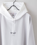 【RED CAP GIRL×UNIIT/レッドキャップガール×ユニット】ビッグシルエット とろみポンチ 落ち感ドレープ 配色フード バックプリント ダンボール ニット プルオーバー パーカー zo ❘ジーンズメイト公式オンラインショップ