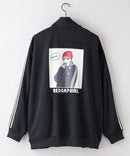 【UNIIT × RED CAP GIRL】 バック プリント トラックジャケット ブラック ❘ジーンズメイト公式オンラインショップ