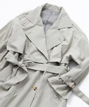 アレンジ カラー ロング トレンチコート C-FORT POINT キレイめ 大人 オシャレ