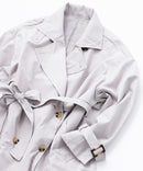 アレンジ カラー ロング トレンチコート C-FORT POINT キレイめ 大人 オシャレ